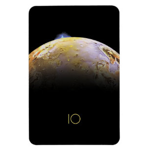 Outer Space, Cosmos, Solar System, Moon IO Magnet