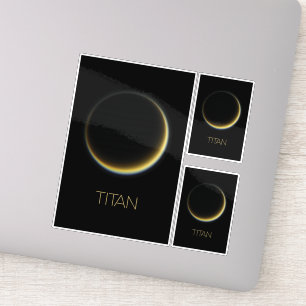 Outer Space, Cosmos, Solar System, Moon Titan