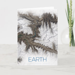 Outer Space, Cosmos, Solar System, Planet Earth Card