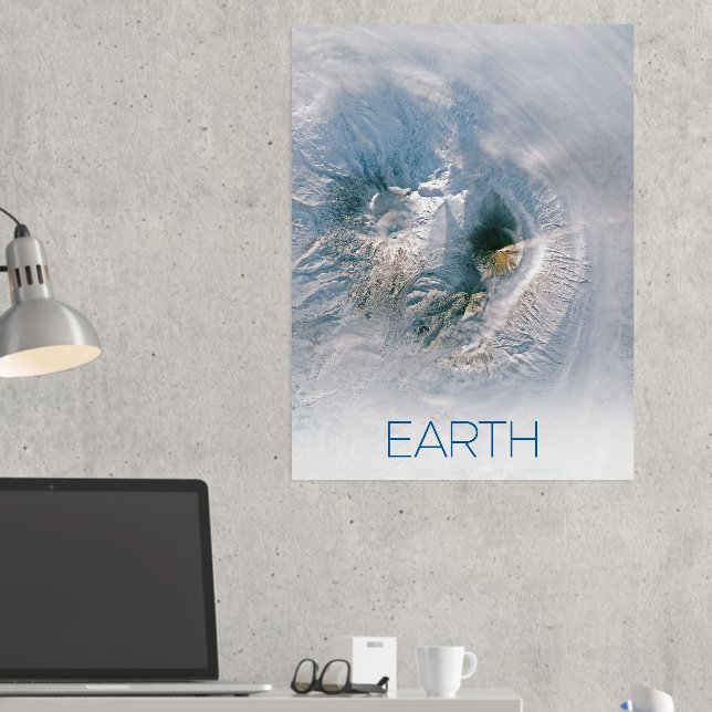 Outer Space, Cosmos, Solar System, Planet Earth Foil Prints (In Situ (Desk 2))