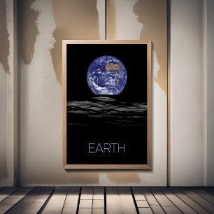 Outer Space, Cosmos, Solar System, Planet Earth Photo Print