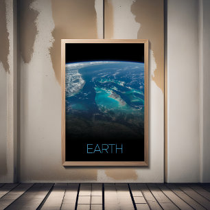 Outer Space, Cosmos, Solar System, Planet Earth Photo Print