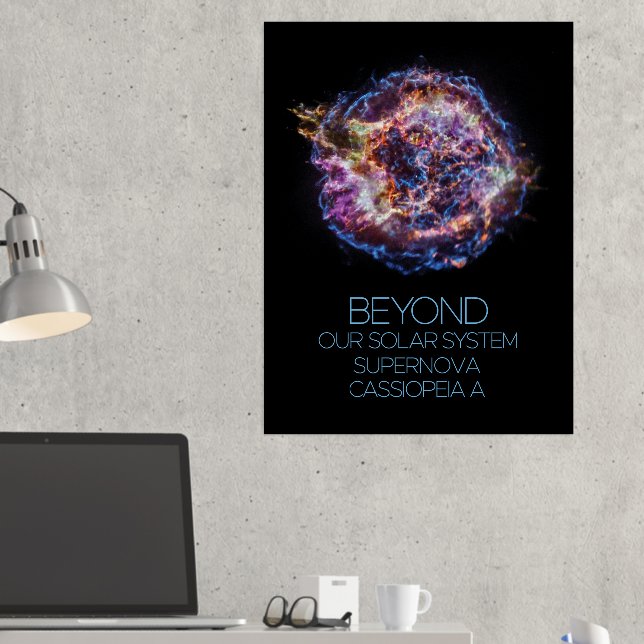 Outer Space, Cosmos, Supernova Cassiopeia A Foil Prints (In Situ (Desk 2))