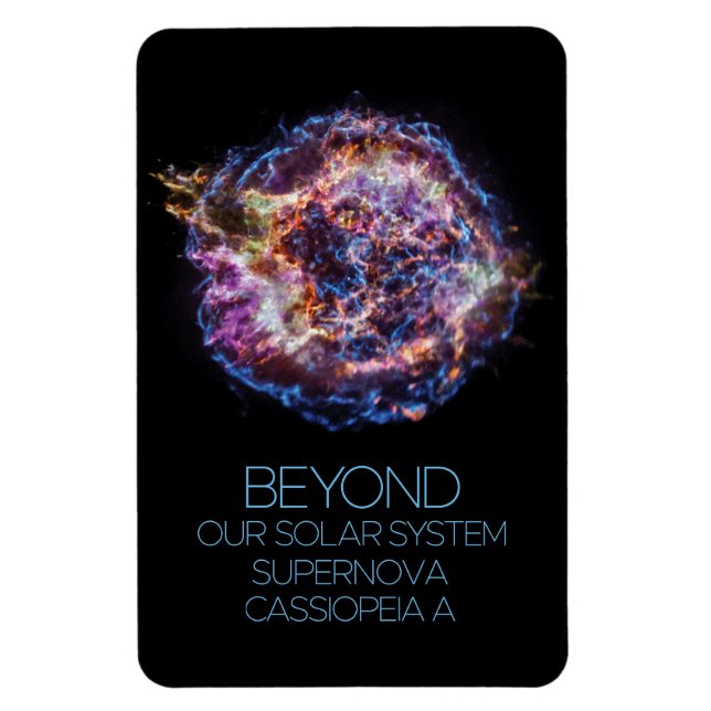 Outer Space, Cosmos, Supernova Cassiopeia A Magnet (Vertical)