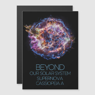 Outer Space, Cosmos, Supernova Cassiopeia A Magnetic Invitation