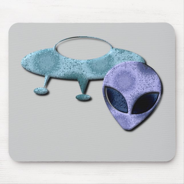 Outer Space Design Mouse Pad (Front)