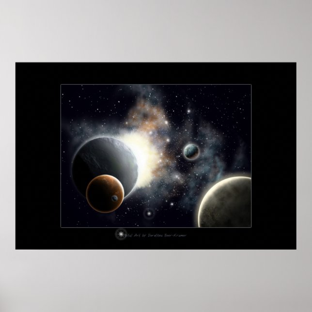 Outer space dream poster (Front)