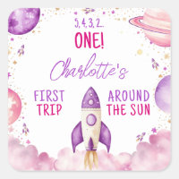 Outer Space First Trip Around The Sun Birthday