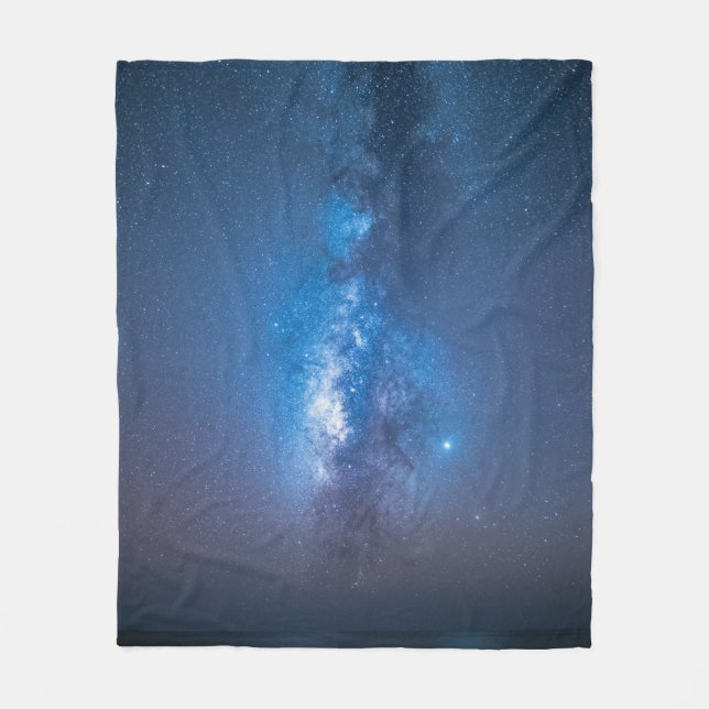 Outer Space Fleece Blanket (Front)
