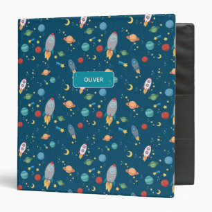 Outer Space Fun binder