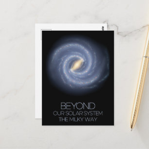 Outer Space, Galaxy, Milky Way, Cosmos, Universe Postcard