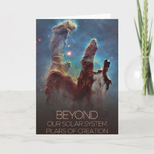 Outer Space, Galaxy, Milky Way, Pilars Of Creation Card