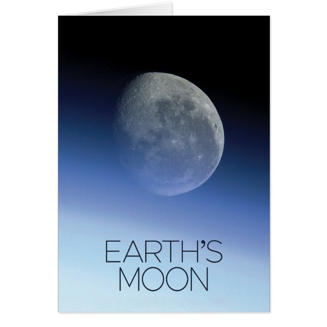 Outer Space, Galaxy, Solar System, Earth's Moon (Front)