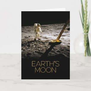 Outer Space, Galaxy, Solar System, Earth's Moon Card