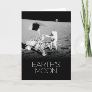 Outer Space, Galaxy, Solar System, Earth's Moon Card