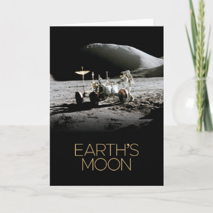 Outer Space, Galaxy, Solar System, Earth's Moon Card