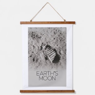 Outer Space, Galaxy, Solar System, Earth's Moon Hanging Tapestry