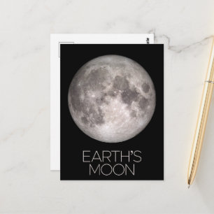 Outer Space, Galaxy, Solar System, Earth's Moon Postcard