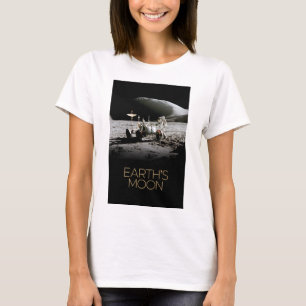 Outer Space, Galaxy, Solar System, Earth's Moon T-Shirt