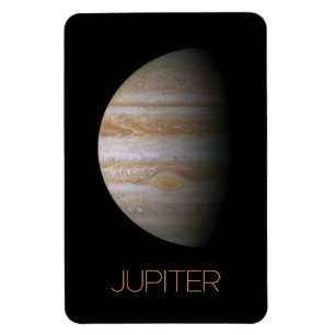 Outer Space, Galaxy, Solar System, Planet Jupiter Magnet