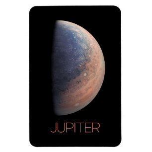 Outer Space, Galaxy, Solar System, Planet Jupiter Magnet