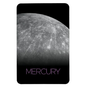 Outer Space, Galaxy, Solar System, Planet Mercury Magnet