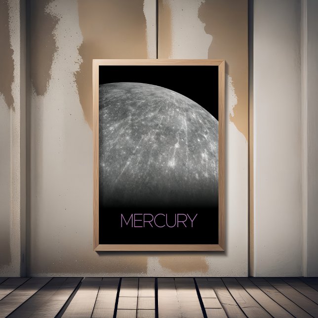 Outer Space, Galaxy, Solar System, Planet Mercury Poster (Creator Uploaded)