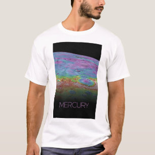 Outer Space, Galaxy, Solar System, Planet Mercury T-Shirt