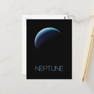 Outer Space, Galaxy, Solar System, Planet Neptune Postcard