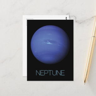 Outer Space, Galaxy, Solar System, Planet Neptune Postcard
