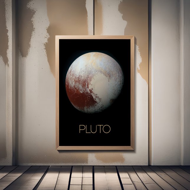 Outer Space, Galaxy, Solar System, Planet Pluto Photo Print (Creator Uploaded)
