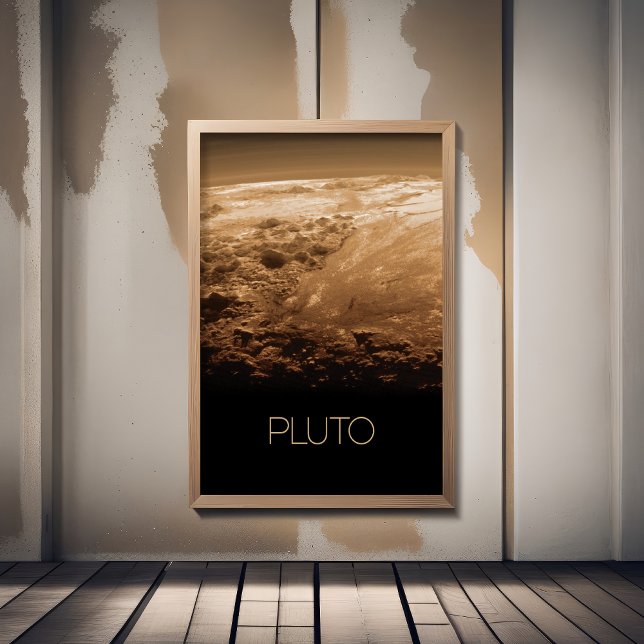 Outer Space, Galaxy, Solar System, Planet Pluto Photo Print (Creator Uploaded)