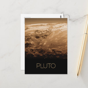 Outer Space, Galaxy, Solar System, Planet Pluto Postcard