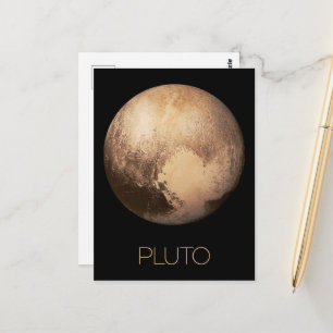 Outer Space, Galaxy, Solar System, Planet Pluto Postcard