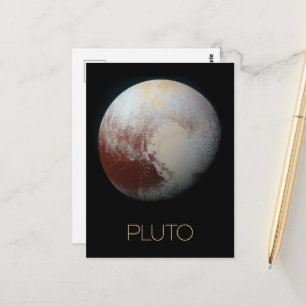 Outer Space, Galaxy, Solar System, Planet Pluto Postcard