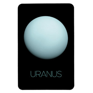 Outer Space, Galaxy, Solar System, Planet Uranus Magnet