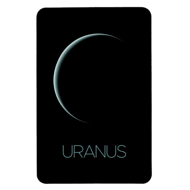 Outer Space, Galaxy, Solar System, Planet Uranus Magnet (Vertical)