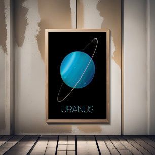 Outer Space, Galaxy, Solar System, Planet Uranus Photo Print