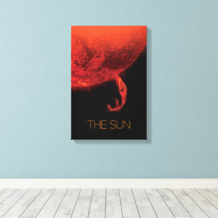 Outer Space, Galaxy, Solar System, Stars, The Sun Canvas Print