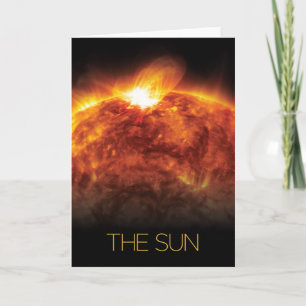 Outer Space, Galaxy, Solar System, Stars, The Sun Card