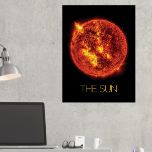 Outer Space, Galaxy, Solar System, Stars, The Sun Foil Prints