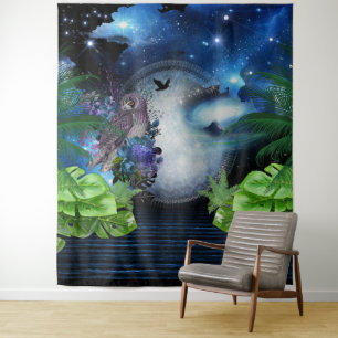Outer Space Galaxy Tapestry