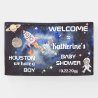 Outer Space Houston We Have a Boy Baby Shower