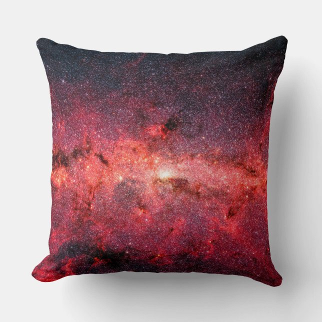 Outer Space Hundreds of Thousands of Stars Spiral  Throw Pillow (Front)