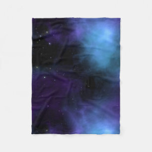 Outer Space Nebula Galaxy Fleece Blanket