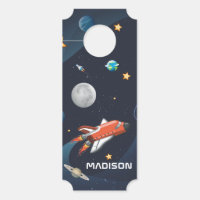 Outer Space Pattern Shuttle in Galaxy
