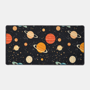 Outer Space Planetary Cosmic Desk Mat