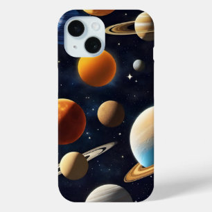 Outer Space Planets 2 iPhone 15 Case