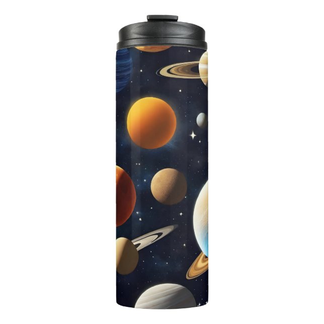 Outer Space Planets 2 Thermal Tumbler (Front)