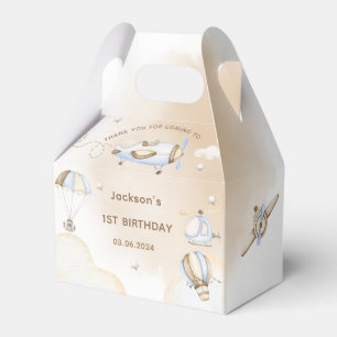 Outer Space Planets & Rocket Ship Birthday Party  Favor Box